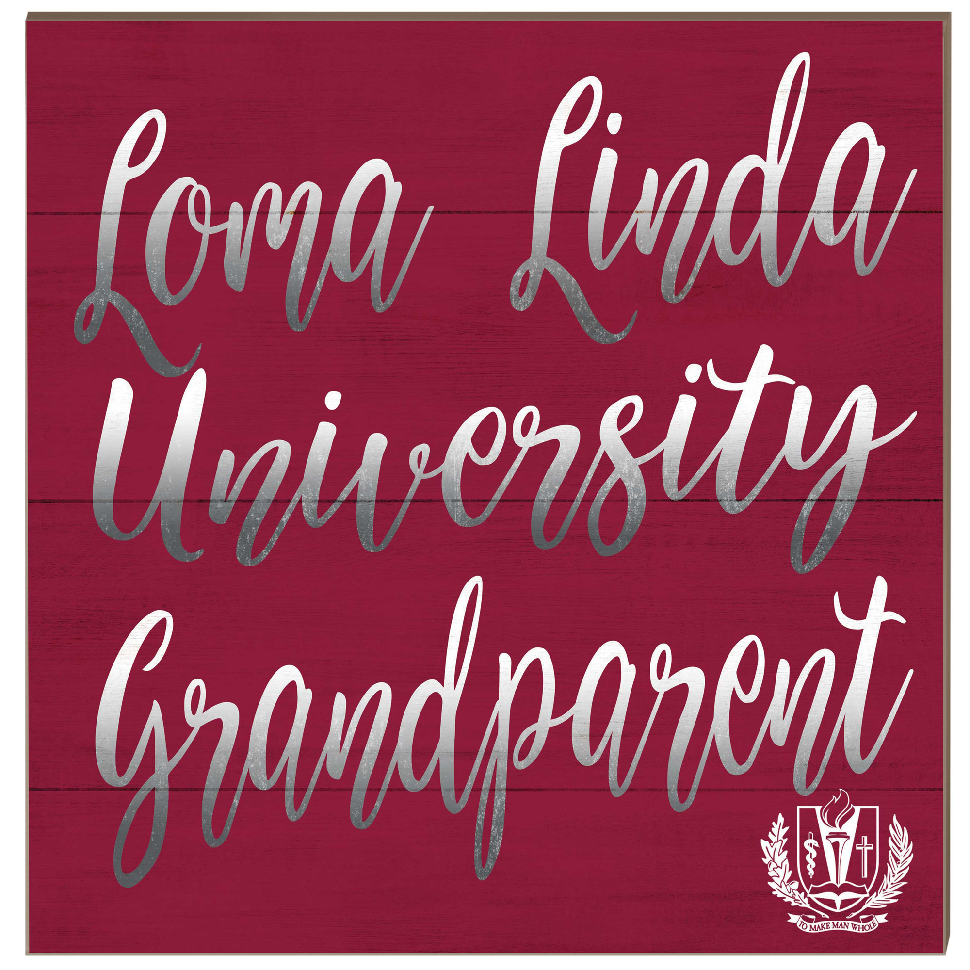 LLU Lions 10'' x 10'' Grandparent Plaque