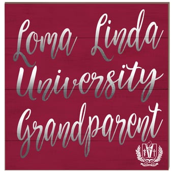 LLU Lions 10'' x 10'' Grandparent Plaque
