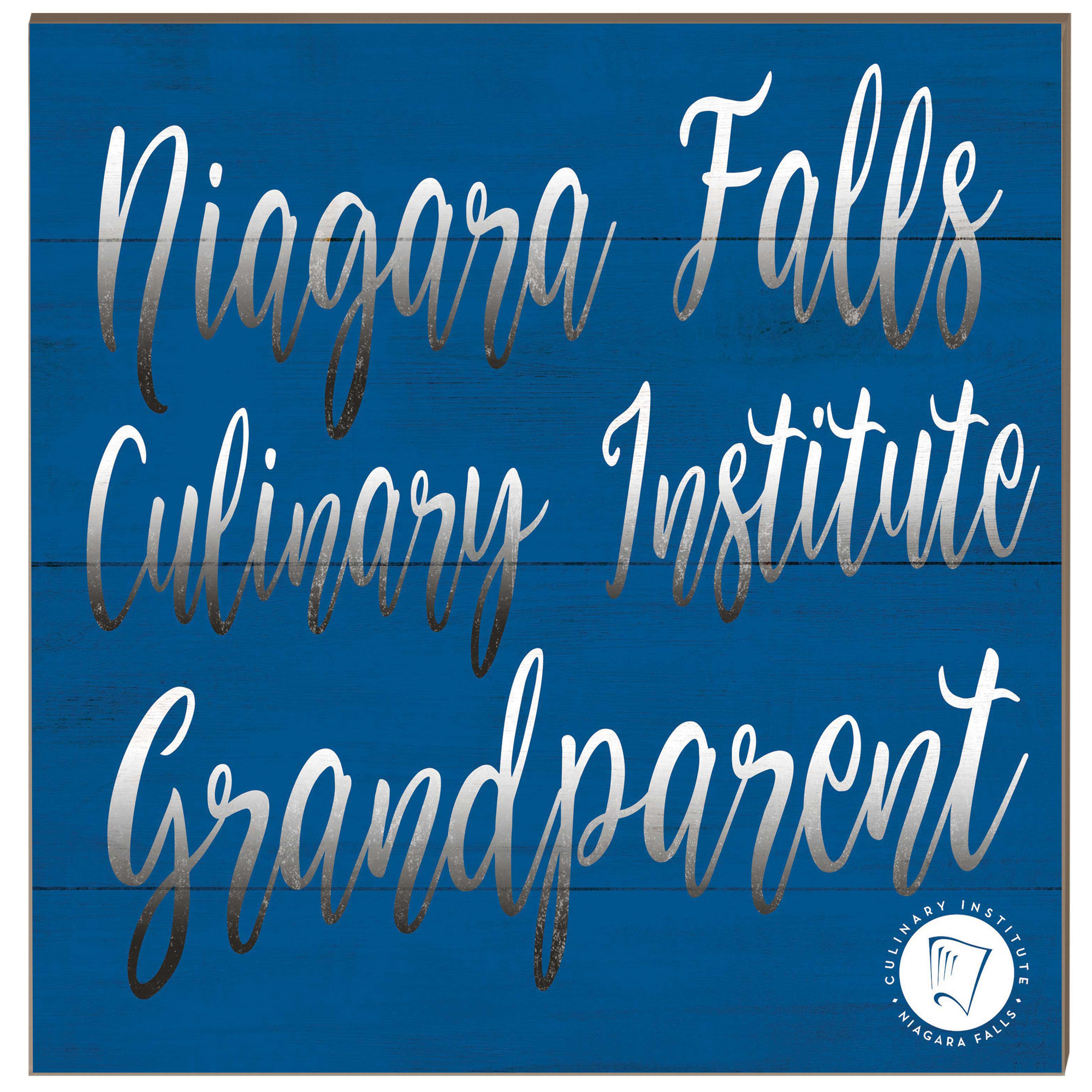 Niagara Falls Culinary Institute 10'' x 10'' Grandparent Plaque