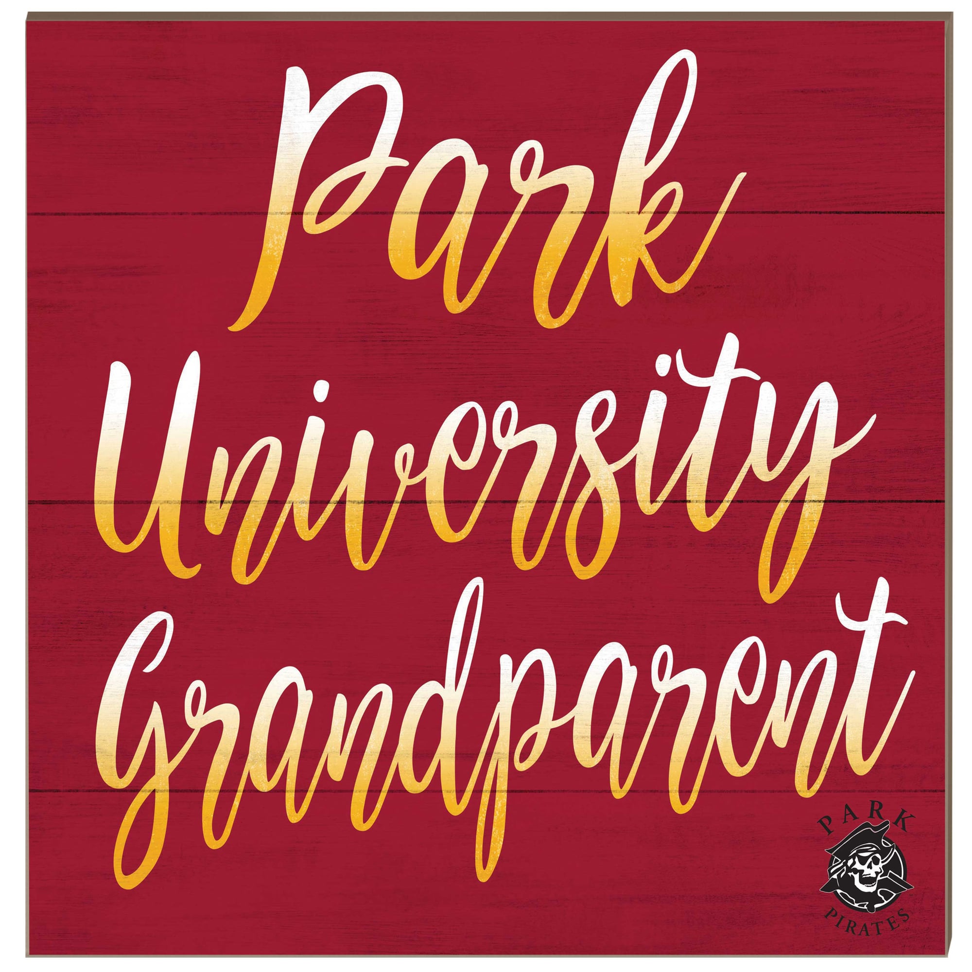 Park Pirates 10'' x 10'' Grandparent Plaque