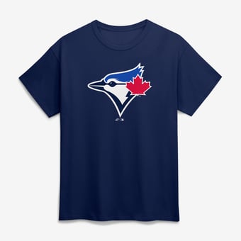 Men's Logo Athletic Navy Toronto Blue Jays Official Logo T-Shirt