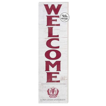 LLU Lions 10'' x 35'' Indoor/Outdoor Welcome Sign