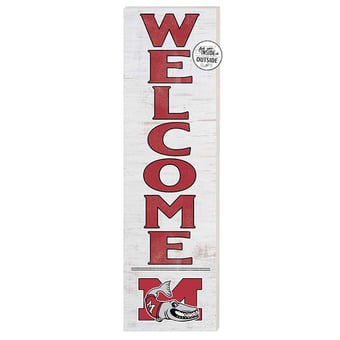 Muskingum Muskies 10'' x 35'' Indoor/Outdoor Welcome Sign