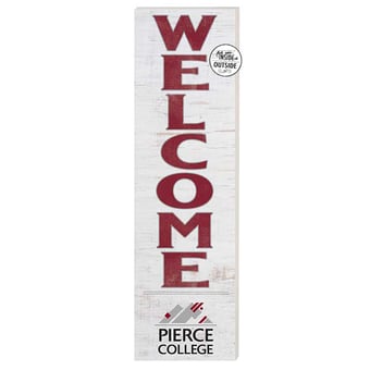 Pierce College Raiders 10'' x 35'' Indoor/Outdoor Welcome Sign