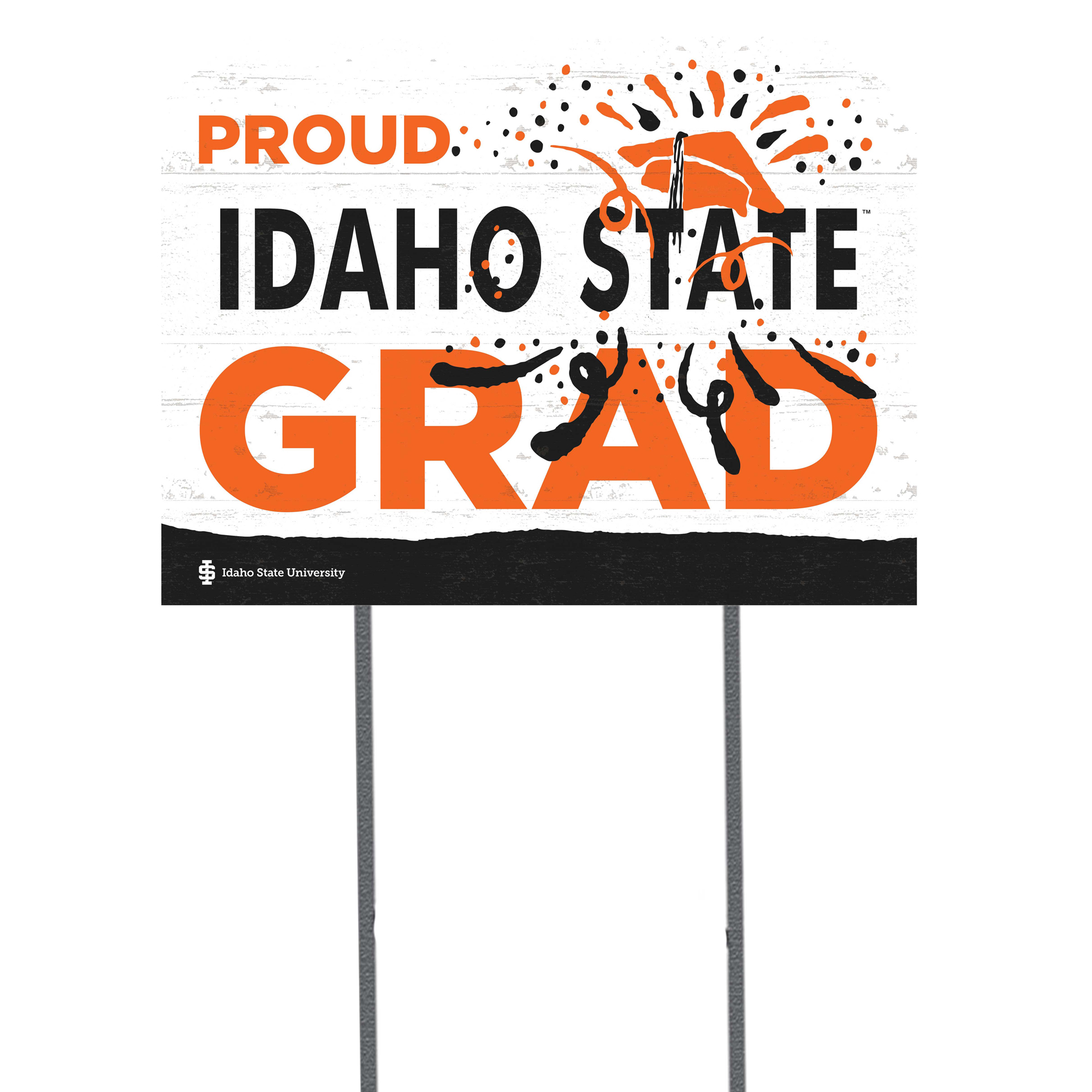 Idaho State Bengals 18" x 24" Grad Yard Sign