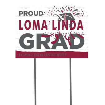 LLU Lions 18" x 24" Grad Yard Sign