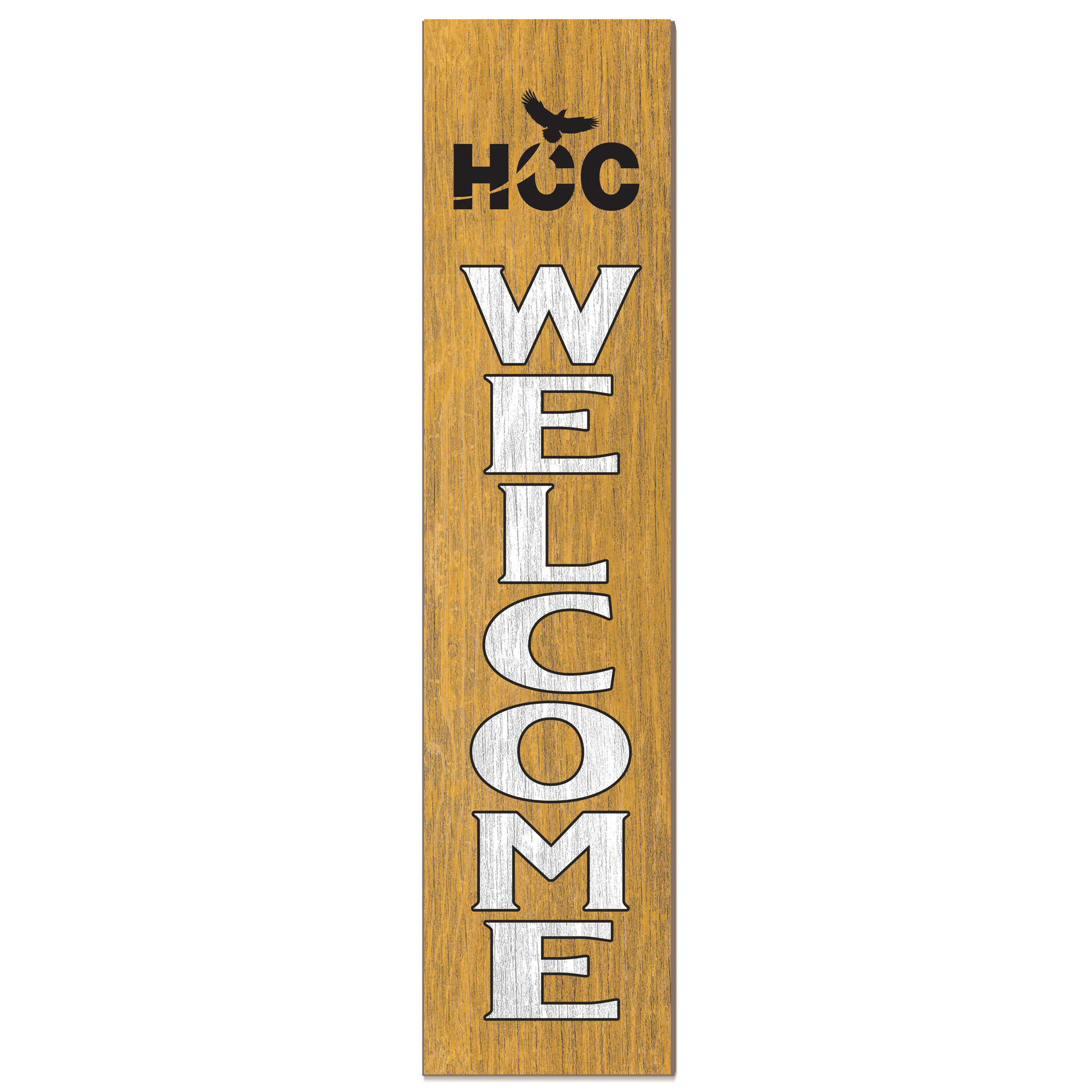 Houston Community College 12'' x 48'' Welcome Outdoor Leaner