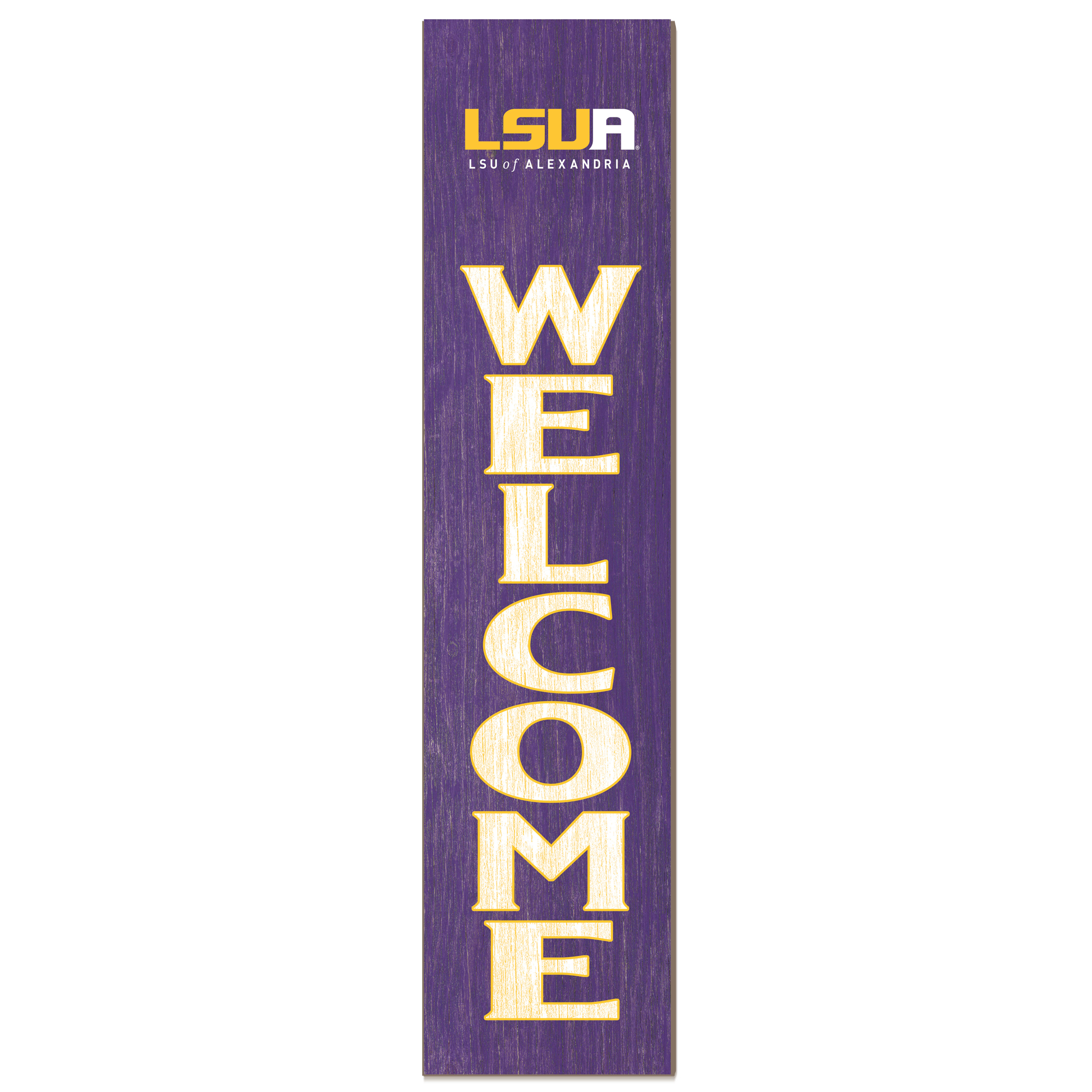 LSUA Generals 12'' x 48'' Welcome Outdoor Leaner