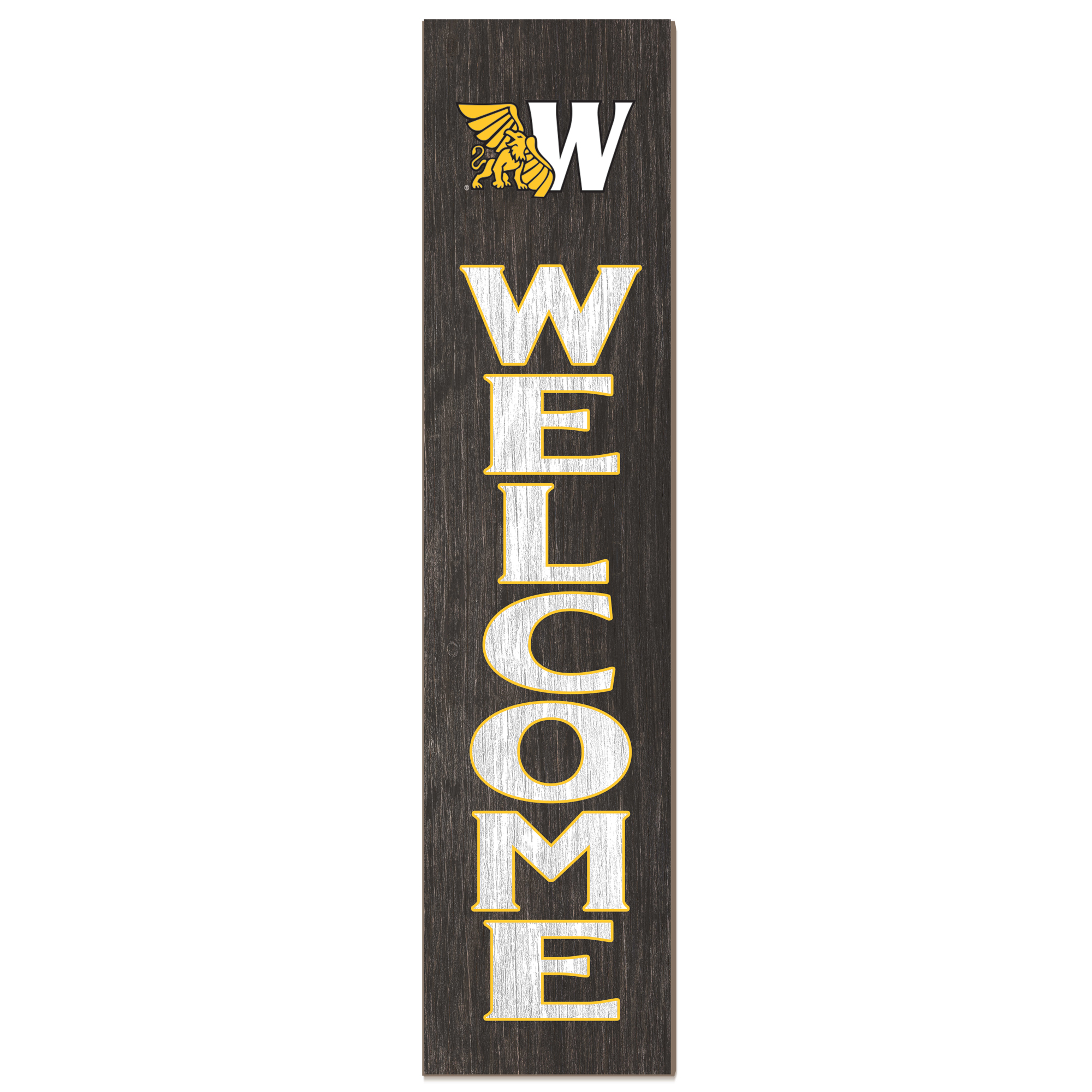 Missouri Western State Griffons 12'' x 48'' Welcome Outdoor Leaner