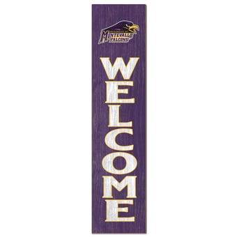 Montevallo Falcons 12'' x 48'' Welcome Outdoor Leaner