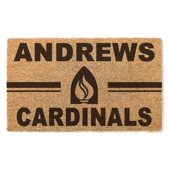 Andrews University Cardinals 18" x 30" Team Logo Doormat