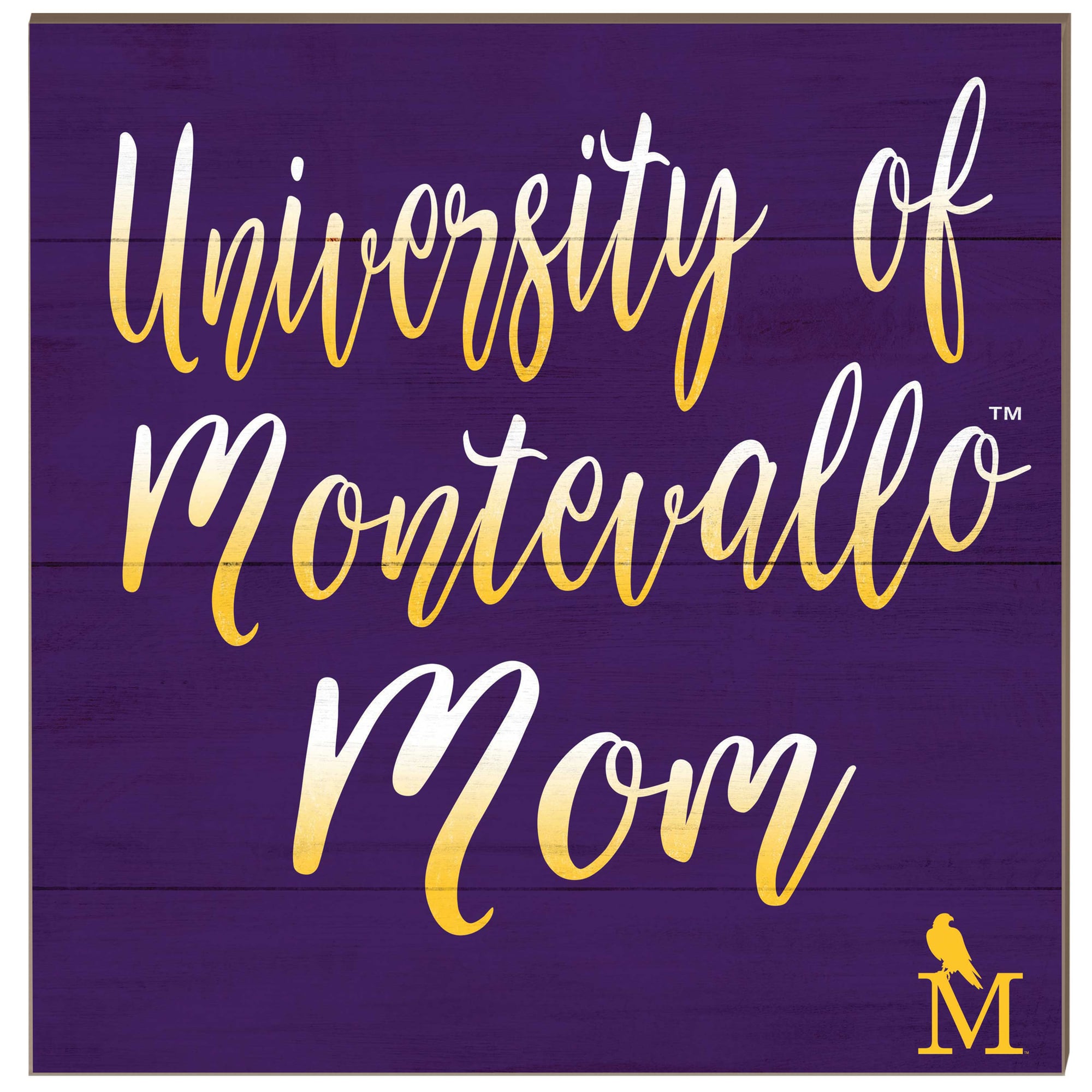 Montevallo Falcons 10'' x 10'' Mom Plaque