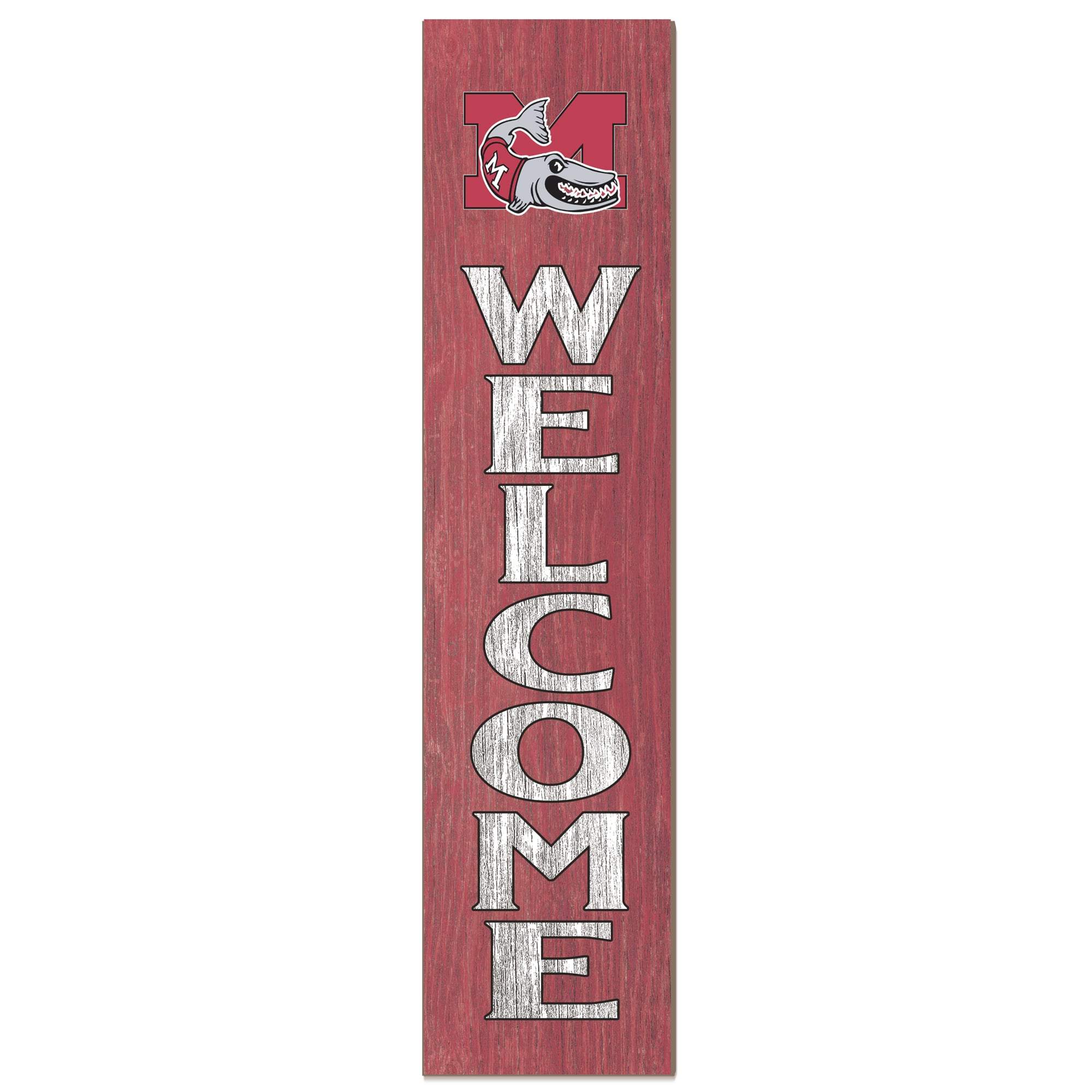 Muskingum Muskies 12'' x 48'' Welcome Outdoor Leaner