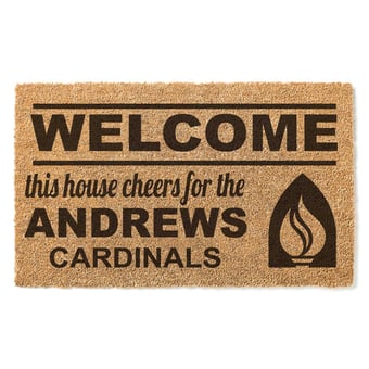 Andrews University Cardinals 18" x 30" Welcome Doormat