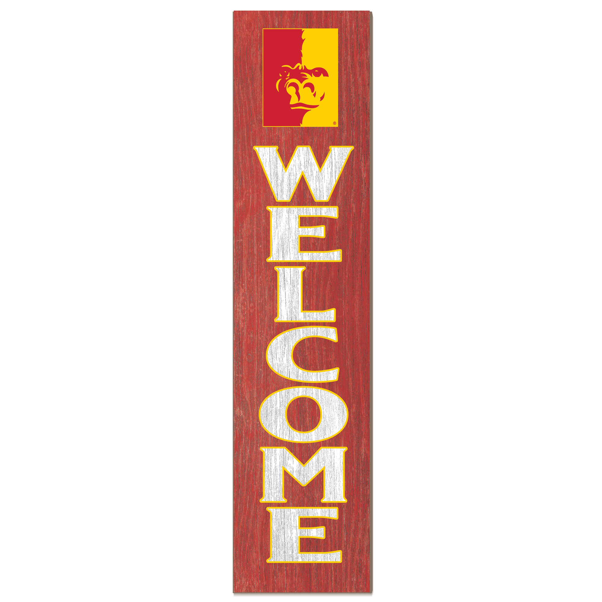Pittsburg State Gorillas 12'' x 48'' Welcome Outdoor Leaner
