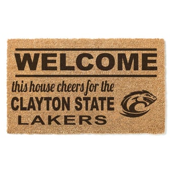 Clayton State Lakers 18" x 30" Welcome Doormat