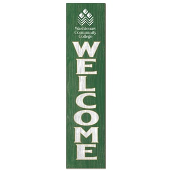 Washtenaw Community College 12'' x 48'' Welcome Outdoor Leaner