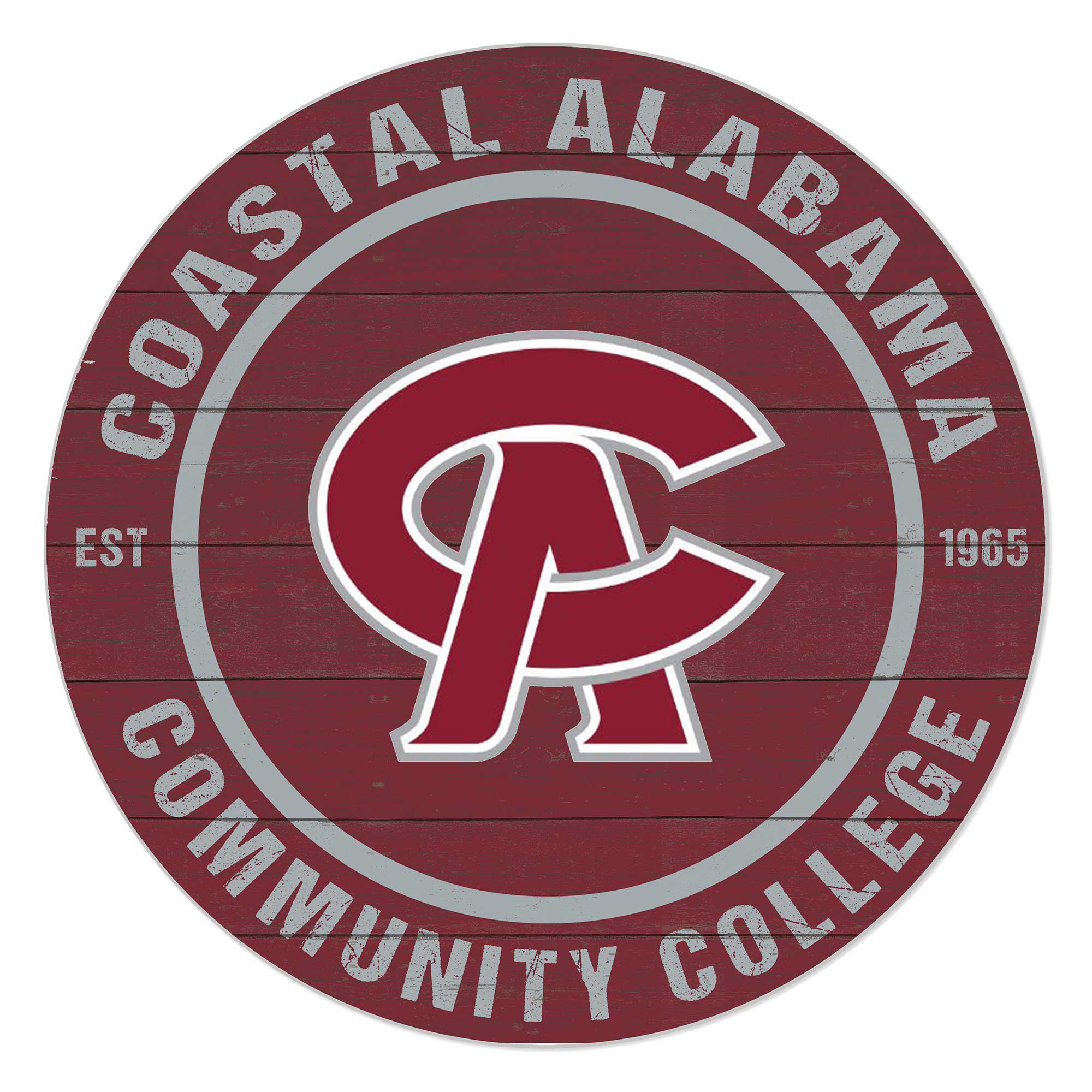 Coastal Alabama Community College 20” x 20” Indoor/Outdoor Team Color Circle Sign Coastal Alabama Community College 20” x 20” Indoor/Outdoor Team Color Circle Sign