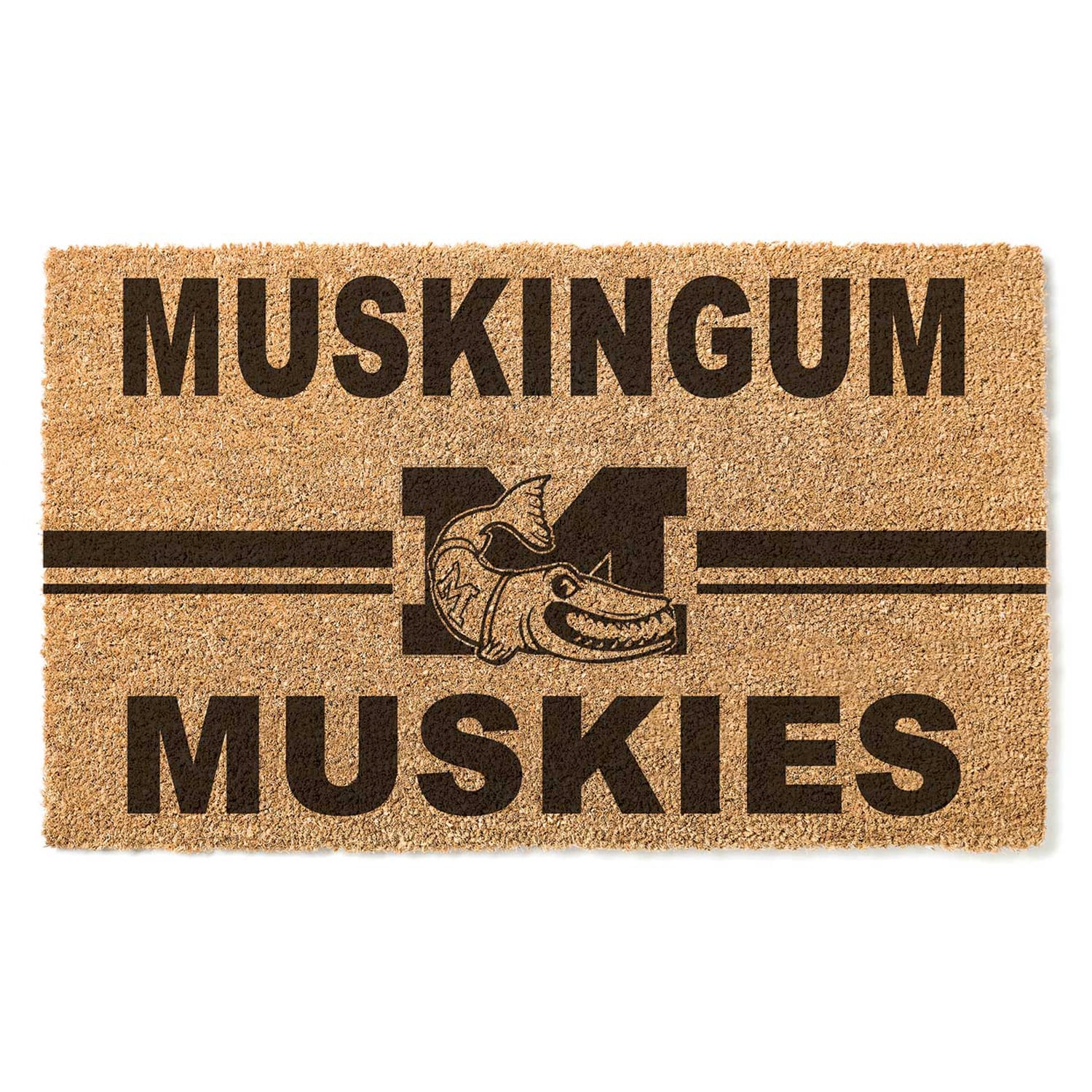 Muskingum Muskies 18" x 30" Team Logo Doormat