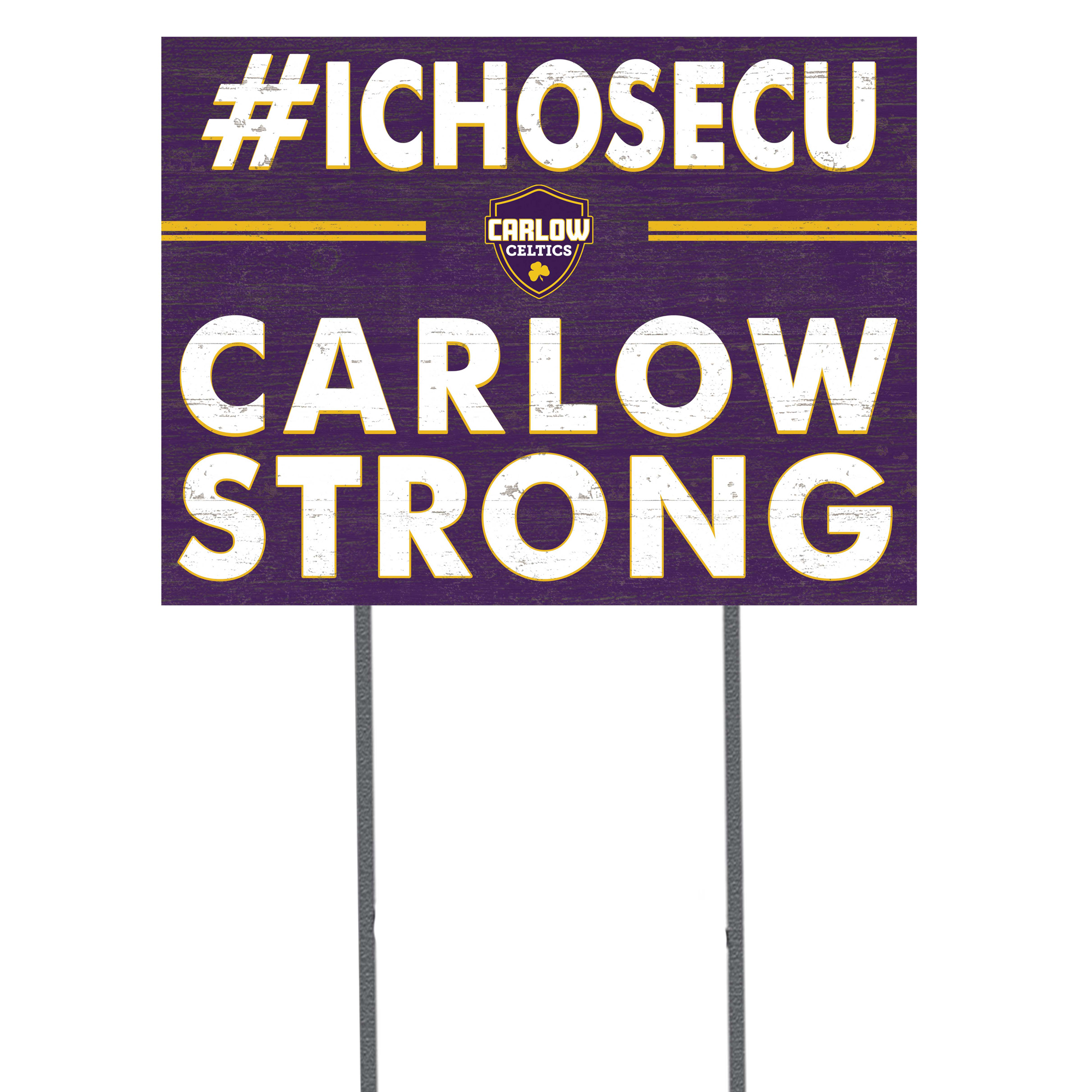 Carlow University Celtics 18'' x 24'' I Chose Lawn Sign