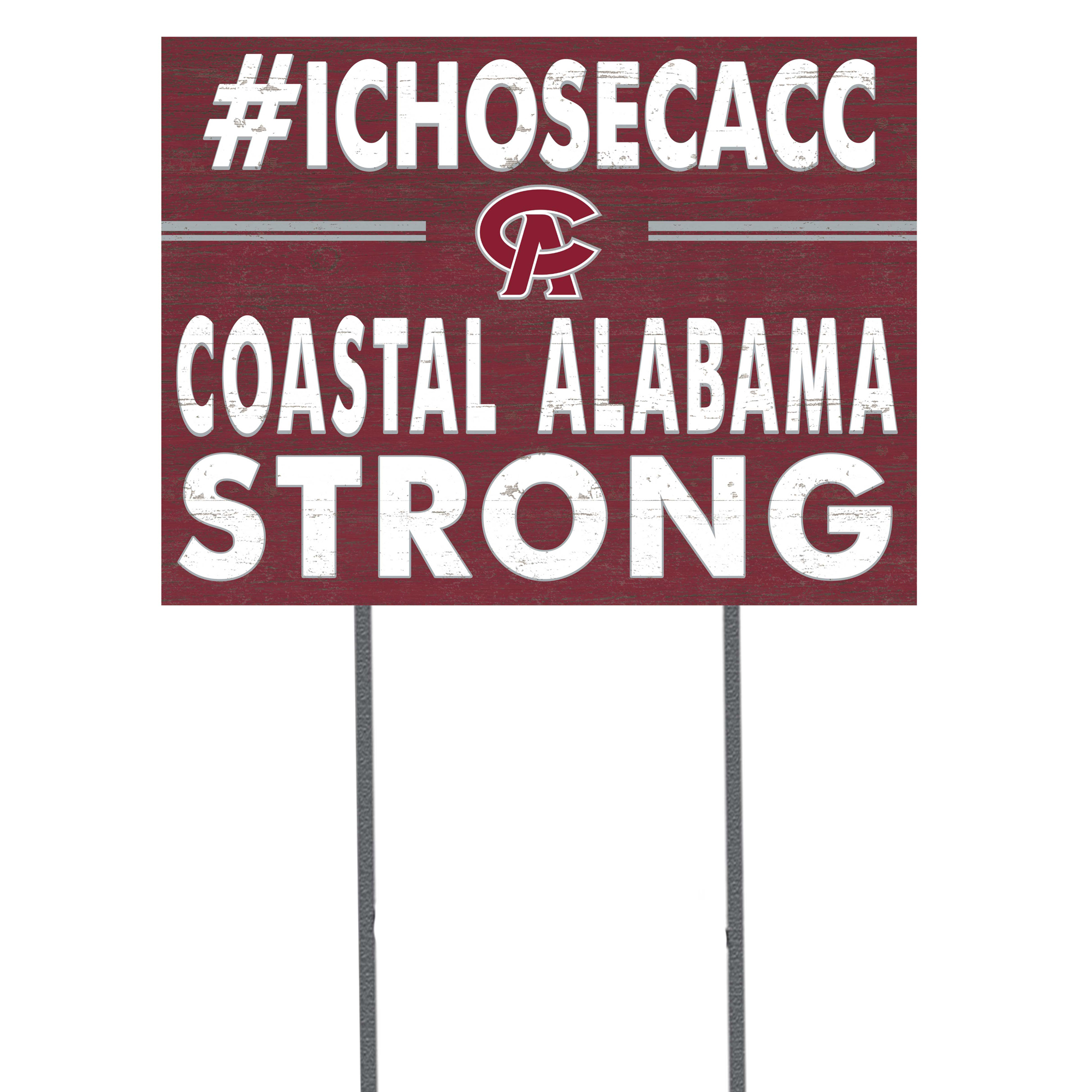 Coastal Alabama Community College 18'' x 24'' I Chose Lawn Sign