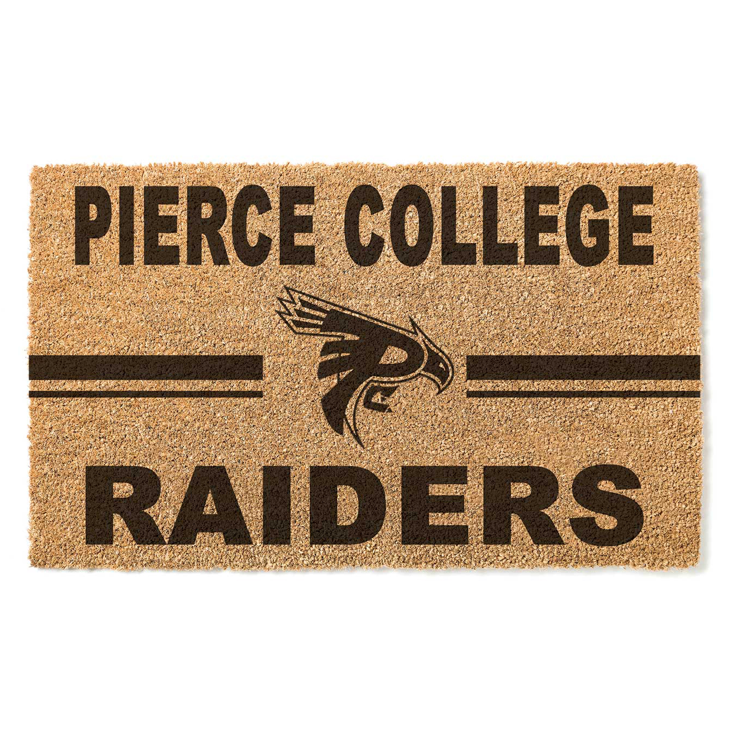 Pierce College Raiders 18" x 30" Team Logo Doormat