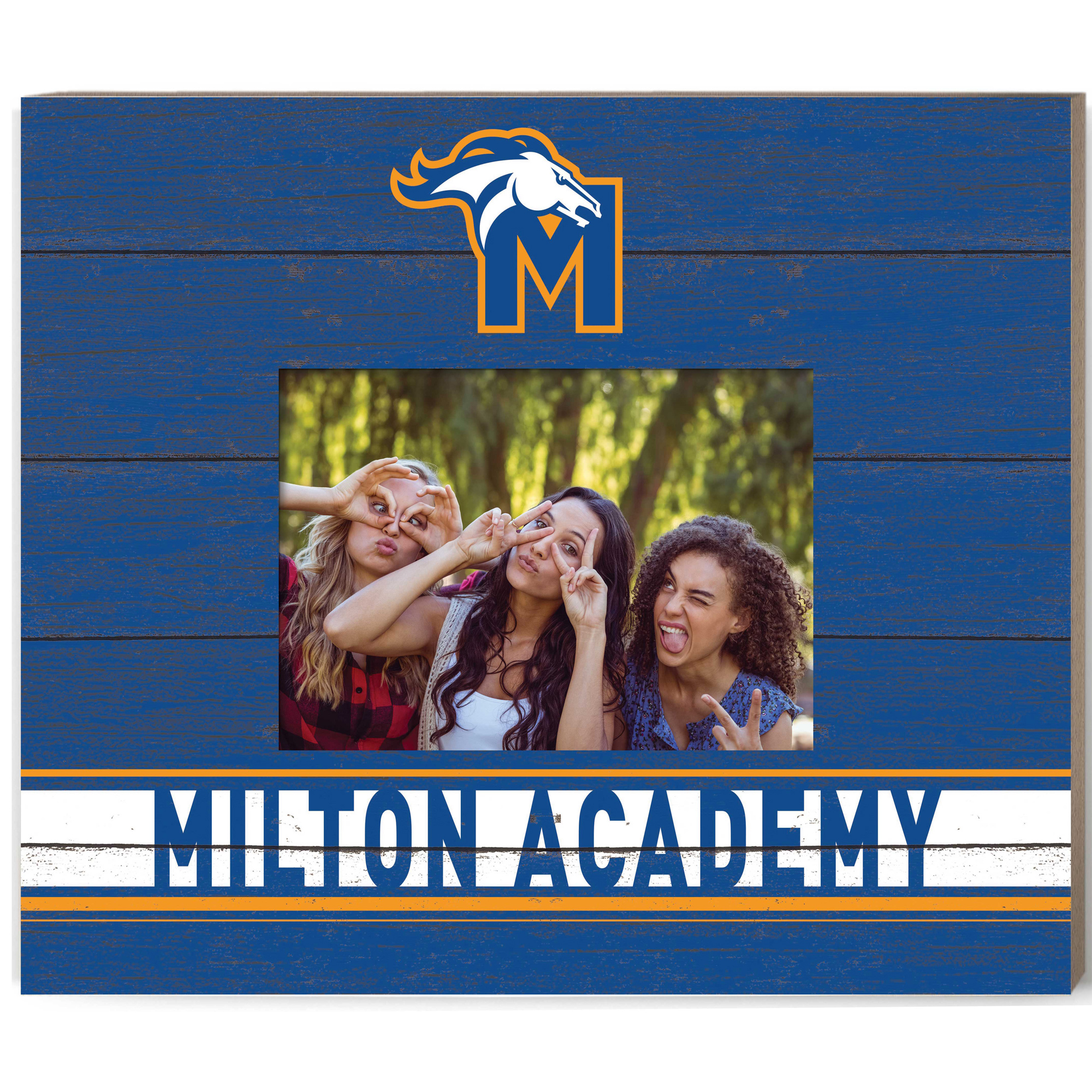 Milton Academy Mustangs 11" x 13" Team Spirit Scholastic Picture Frame