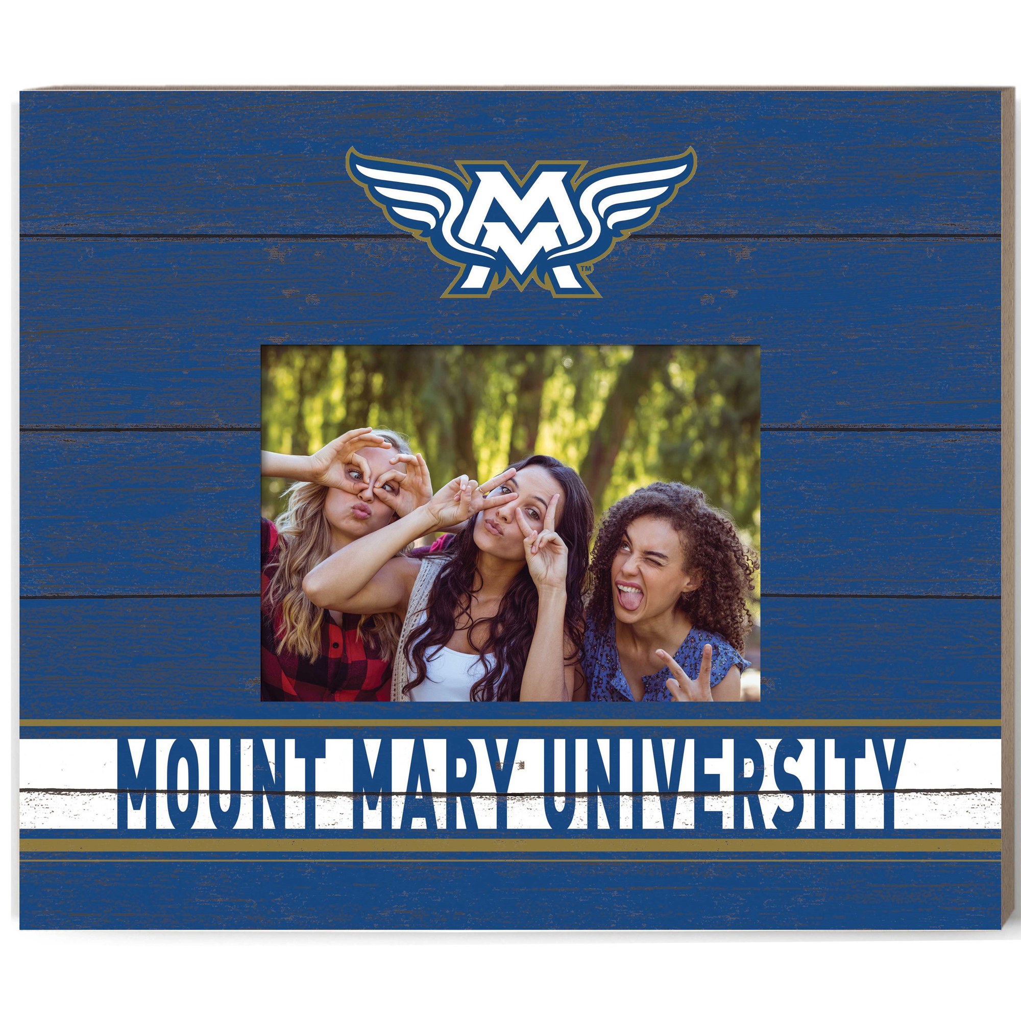 Mount Mary Blue Angels 11" x 13" Team Spirit Scholastic Picture Frame
