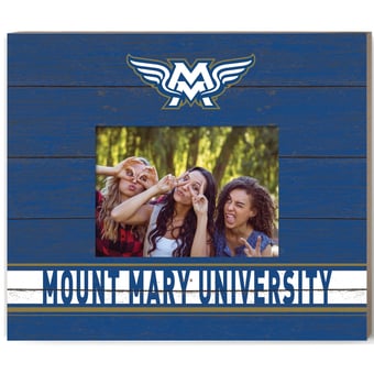 Mount Mary Blue Angels 11" x 13" Team Spirit Scholastic Picture Frame