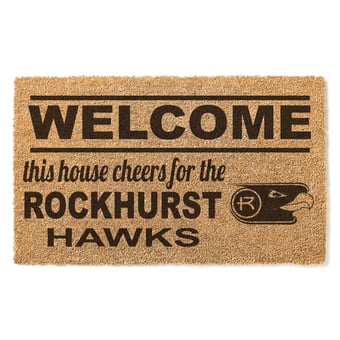 Rockhurst Hawks 18" x 30" Welcome Doormat