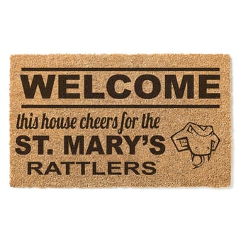 St. Mary's University Rattlers 18" x 30" Welcome Doormat
