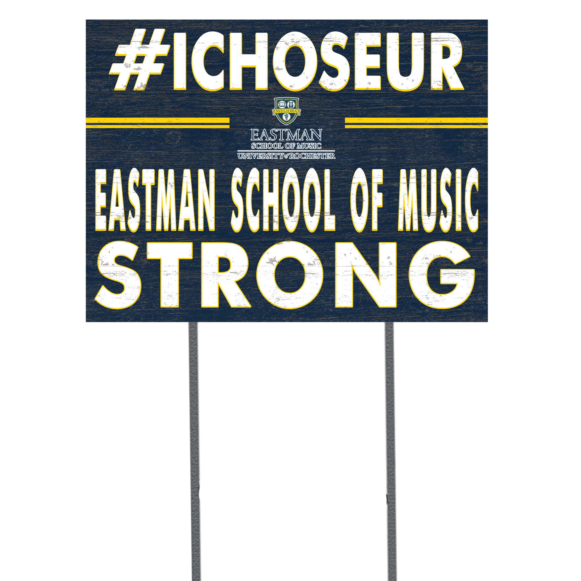 Rochester Yellow Jackets 18'' x 24'' I Chose Lawn Sign