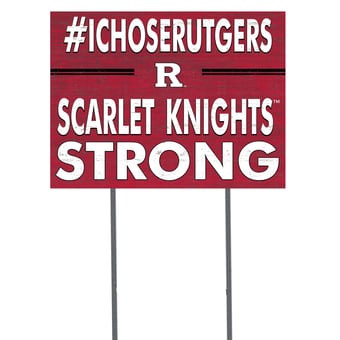 Rutgers Scarlet Knights 18'' x 24'' I Chose Lawn Sign