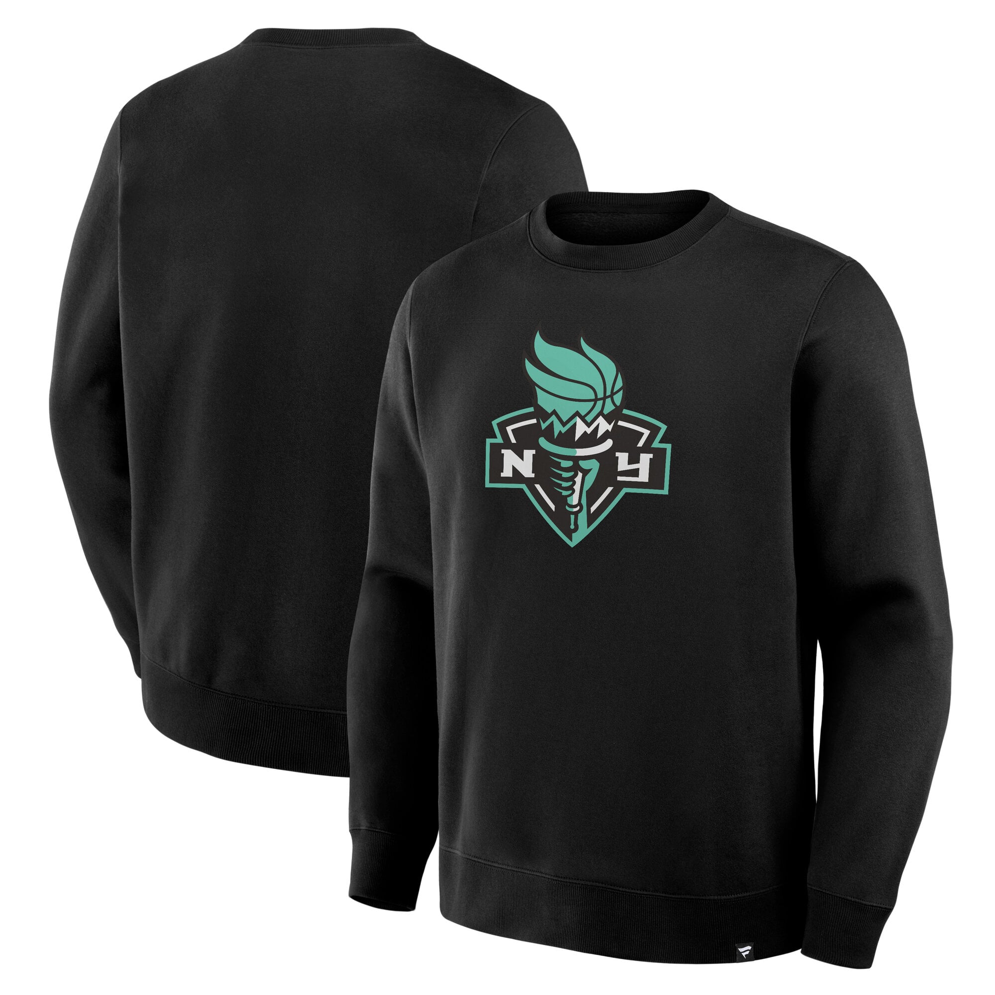 Men's Fanatics Black New York Liberty Essential Legacy Sweatshirt