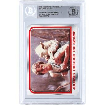 Mark Hamill The Empire Strikes Back Autographed 1980 Topps Empire Strikes Back #60 BGS Authenticated Card