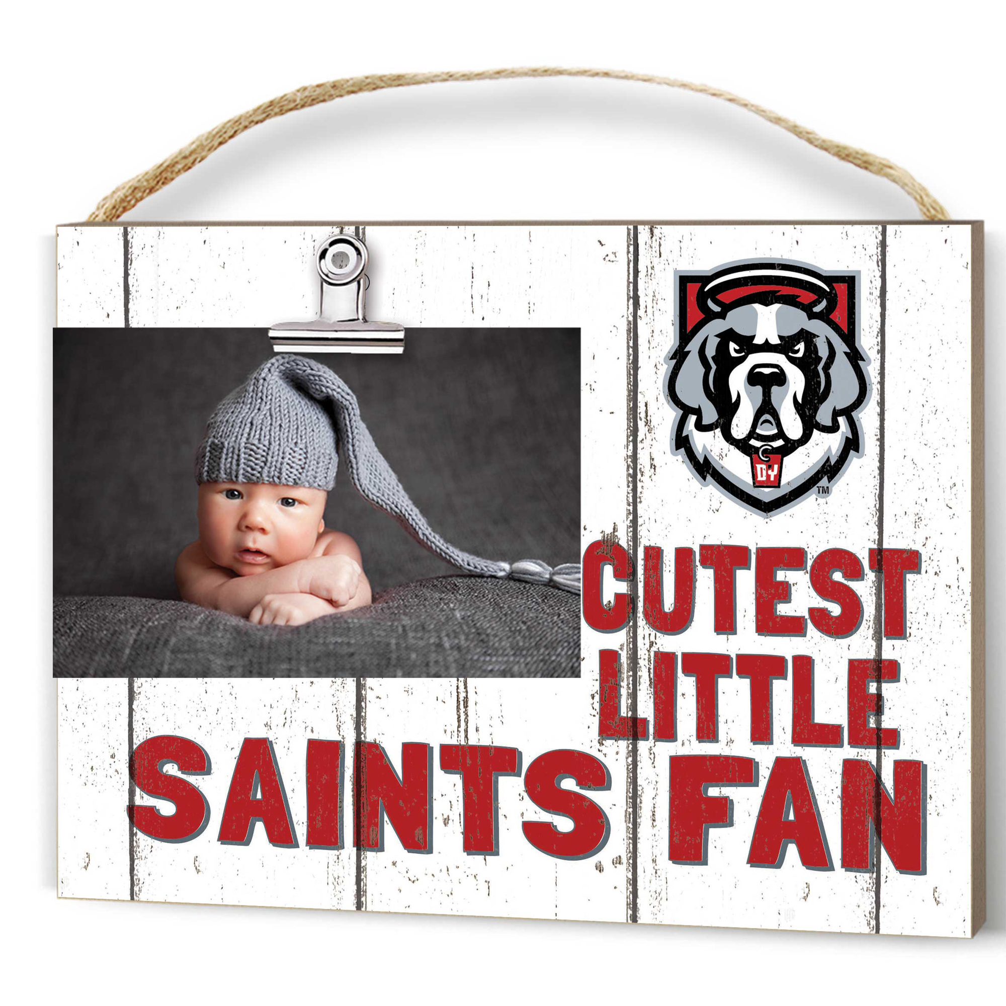 D'youville Saints 8'' x 10'' Cutest Little Weathered Logo Clip Photo Frame