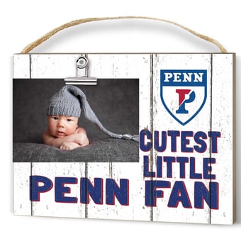 Pennsylvania Quakers 8'' x 10'' Cutest Little Weathered Logo Clip Photo Frame