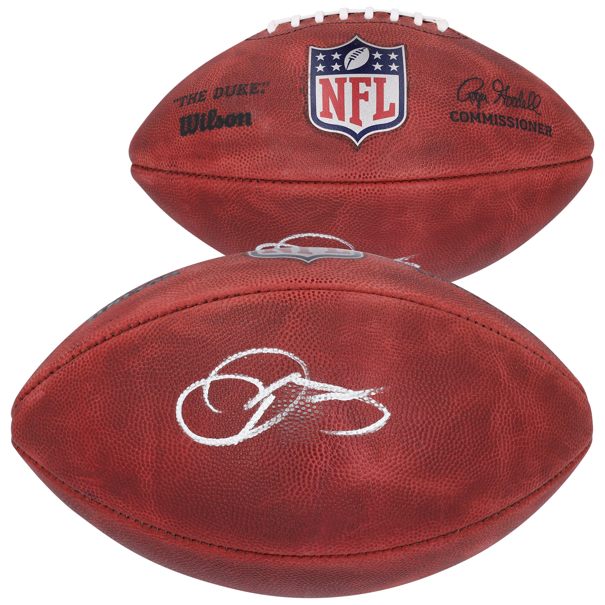 Odell Beckham Jr. New York Giants Autographed Duke Full Color Football