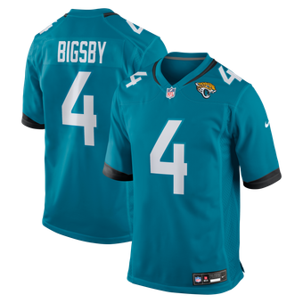 Men's Nike Tank Bigsby Teal Jacksonville Jaguars Game Jersey