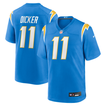 Men's Nike Cameron Dicker Powder Blue Los Angeles Chargers Game Jersey