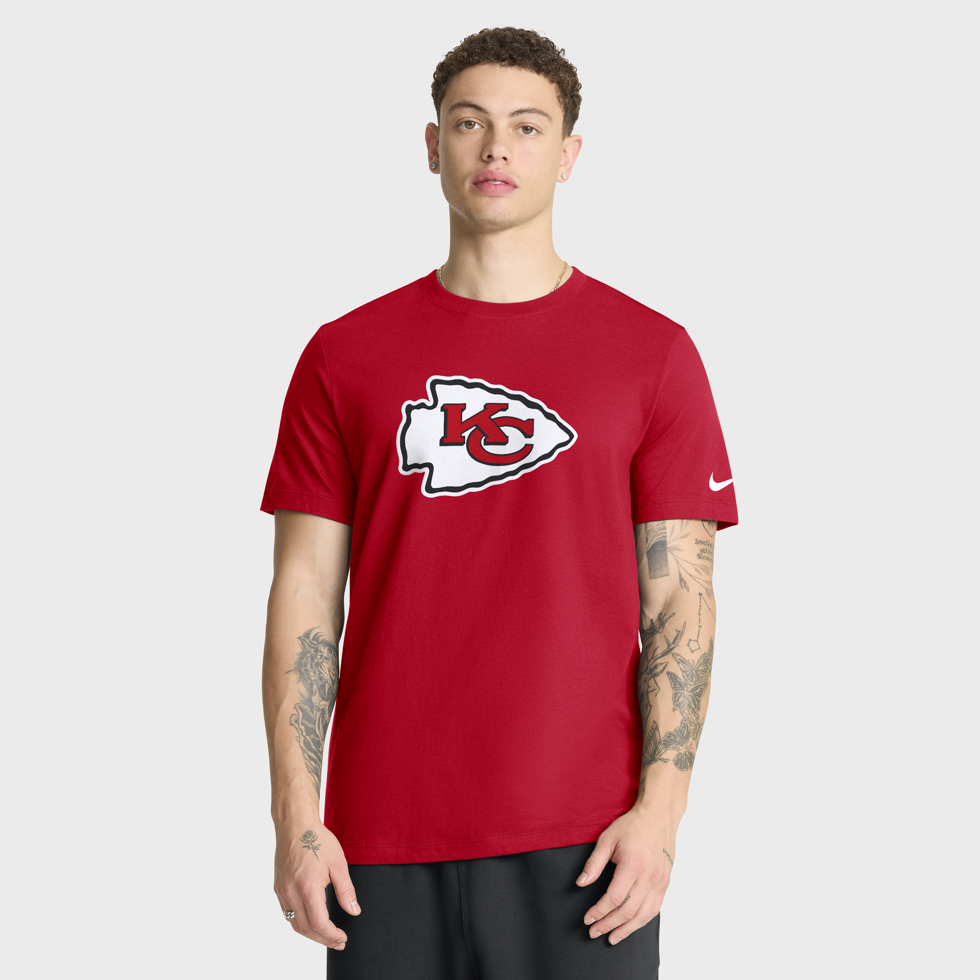 Men’s Nike Red Kansas City Chiefs Essential Logo T-Shirt Men’s Nike Red Kansas City Chiefs Essential Logo T-Shirt