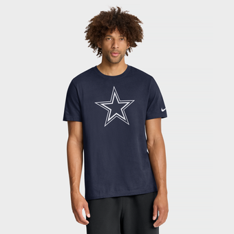 Men's Nike Navy Dallas Cowboys Essential Logo T-Shirt