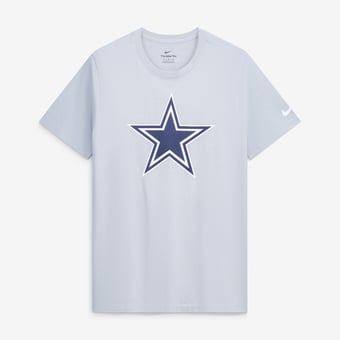 Men's Nike Gray Dallas Cowboys Essential Logo T-Shirt