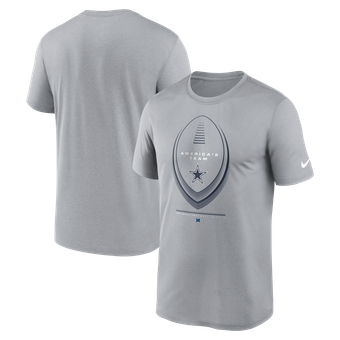 Men's Nike Gray Dallas Cowboys Legend Icon Dri-FIT T-Shirt