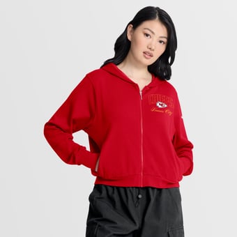 Women's Nike Red Kansas City Chiefs Primetime Full-Zip Hoodie