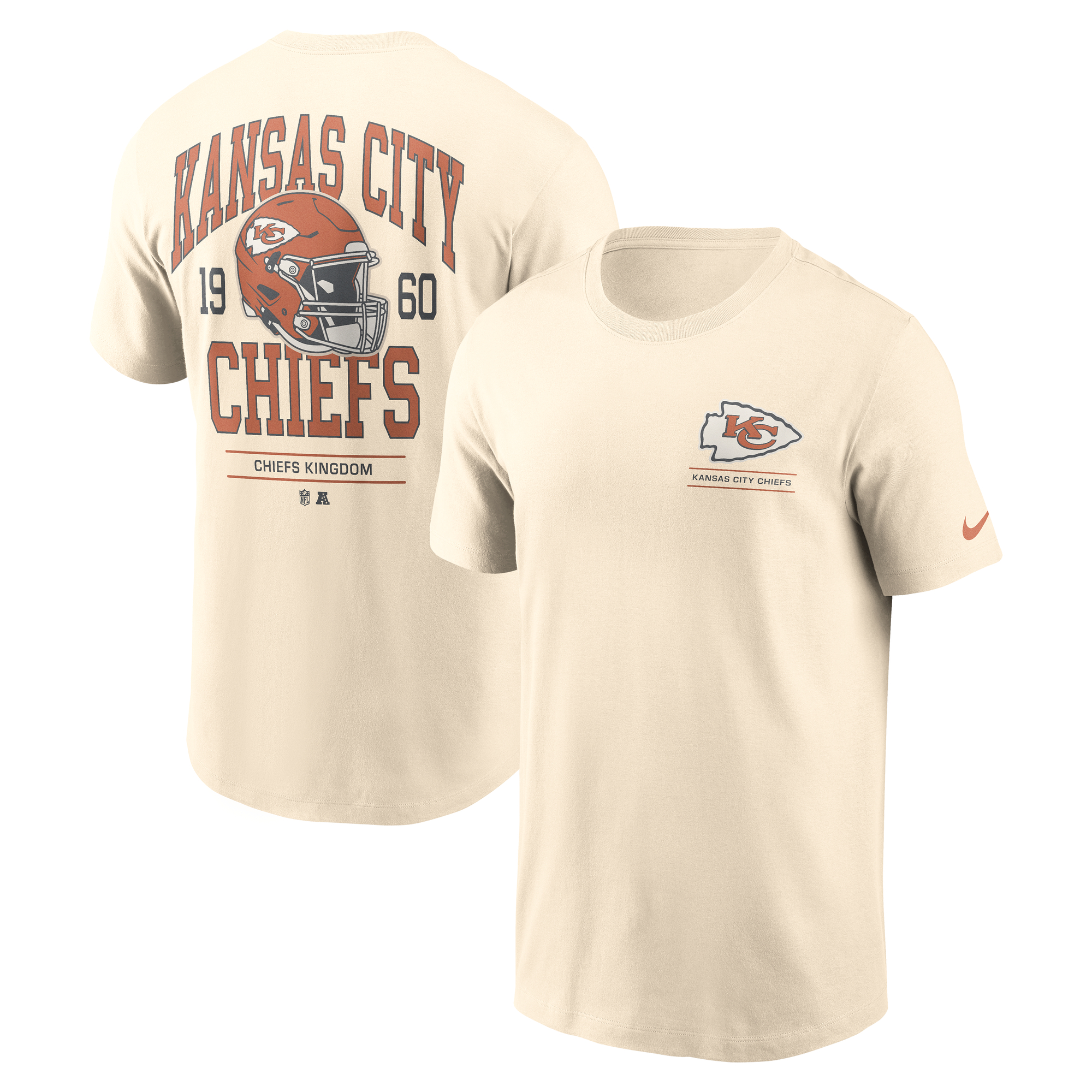 Men's Nike Natural Kansas City Chiefs Freestyle Essential T-Shirt