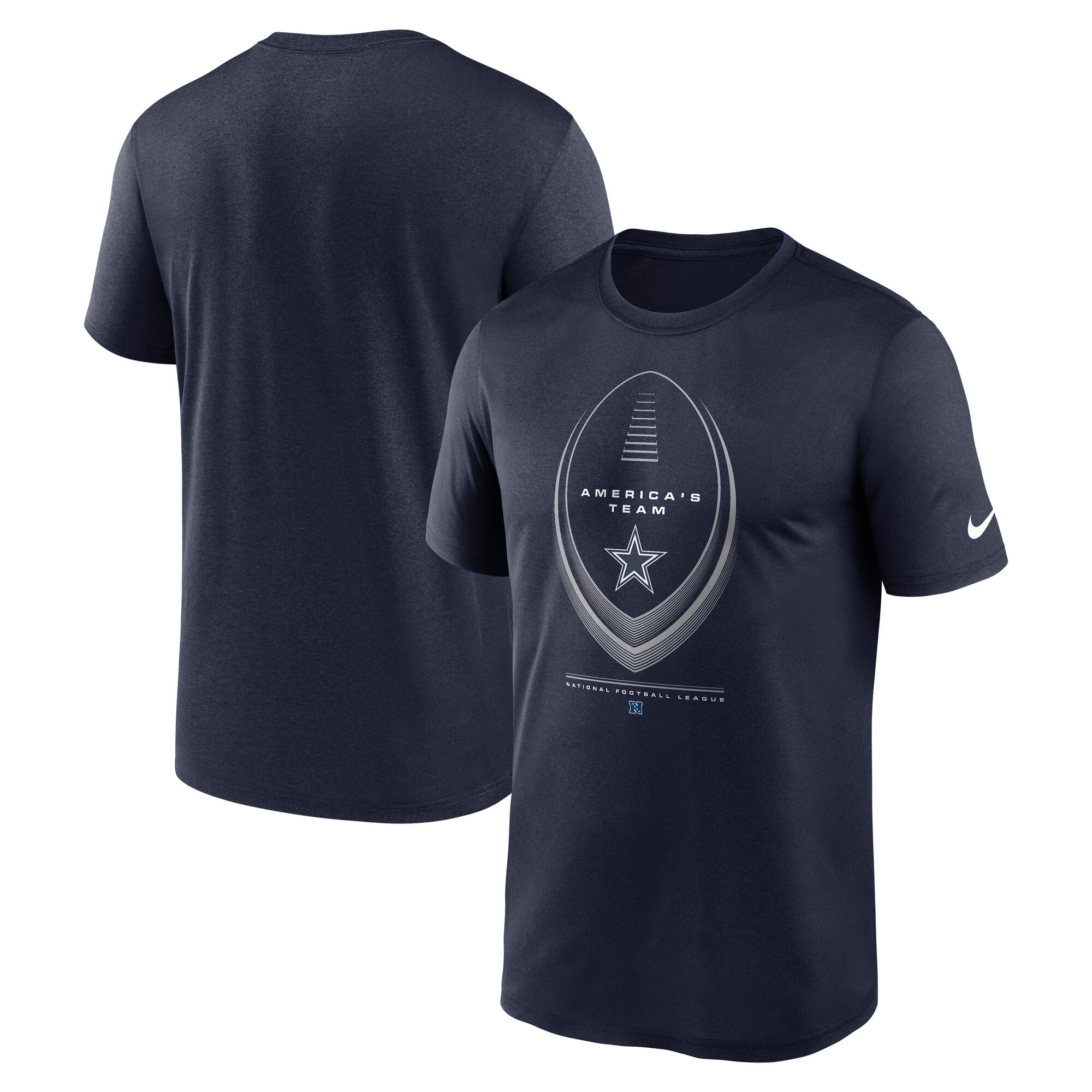 Men’s Nike Navy Dallas Cowboys Big & Tall Legend Icon Dri-FIT T-Shirt