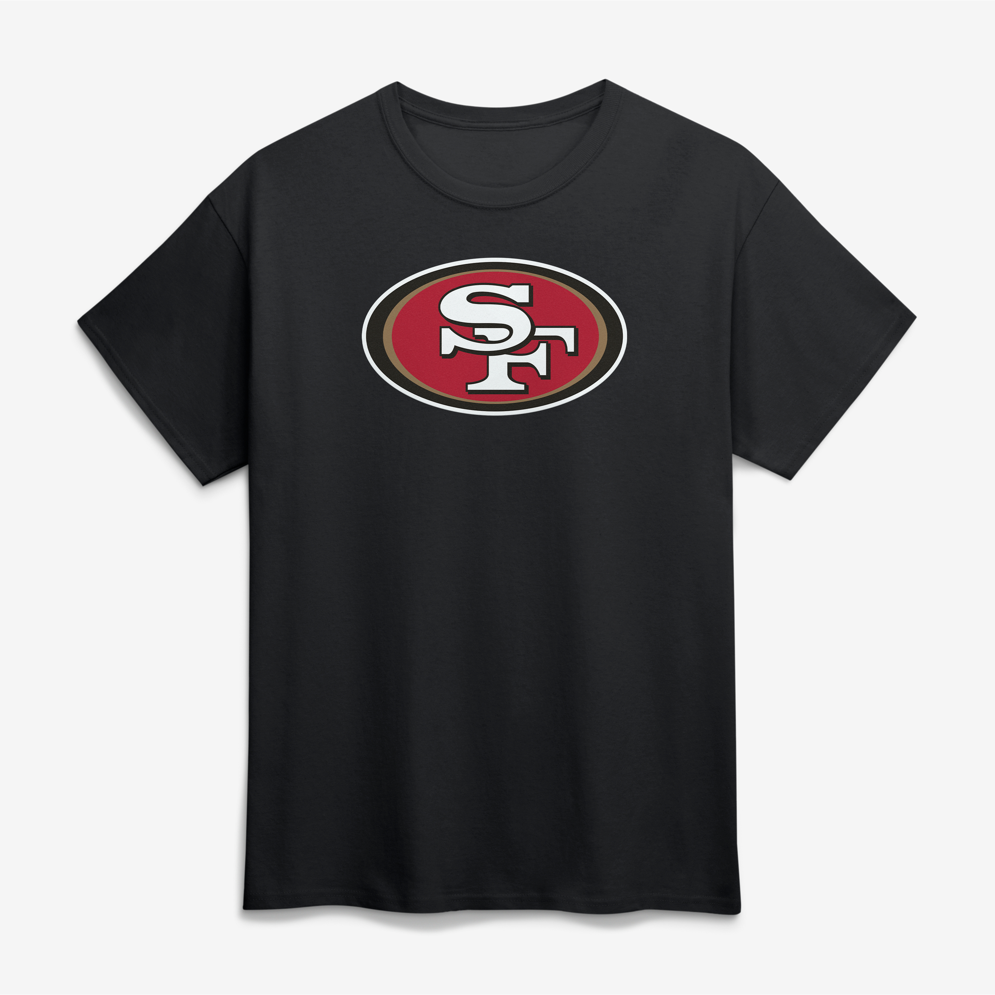 Men’s Logo Athletic Black San Francisco 49ers Primary Logo T-Shirt