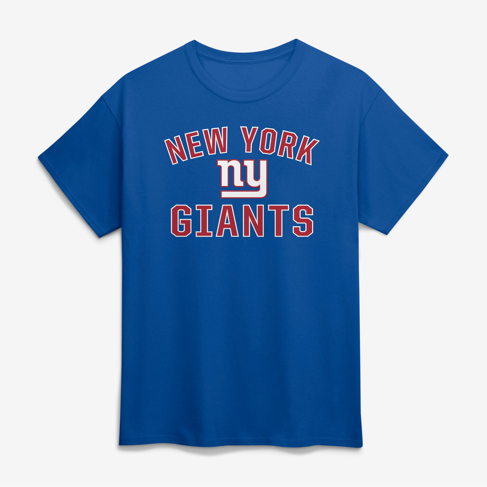 Men's Logo Athletic Royal New York Giants Cotton Victory Arch T-Shirt