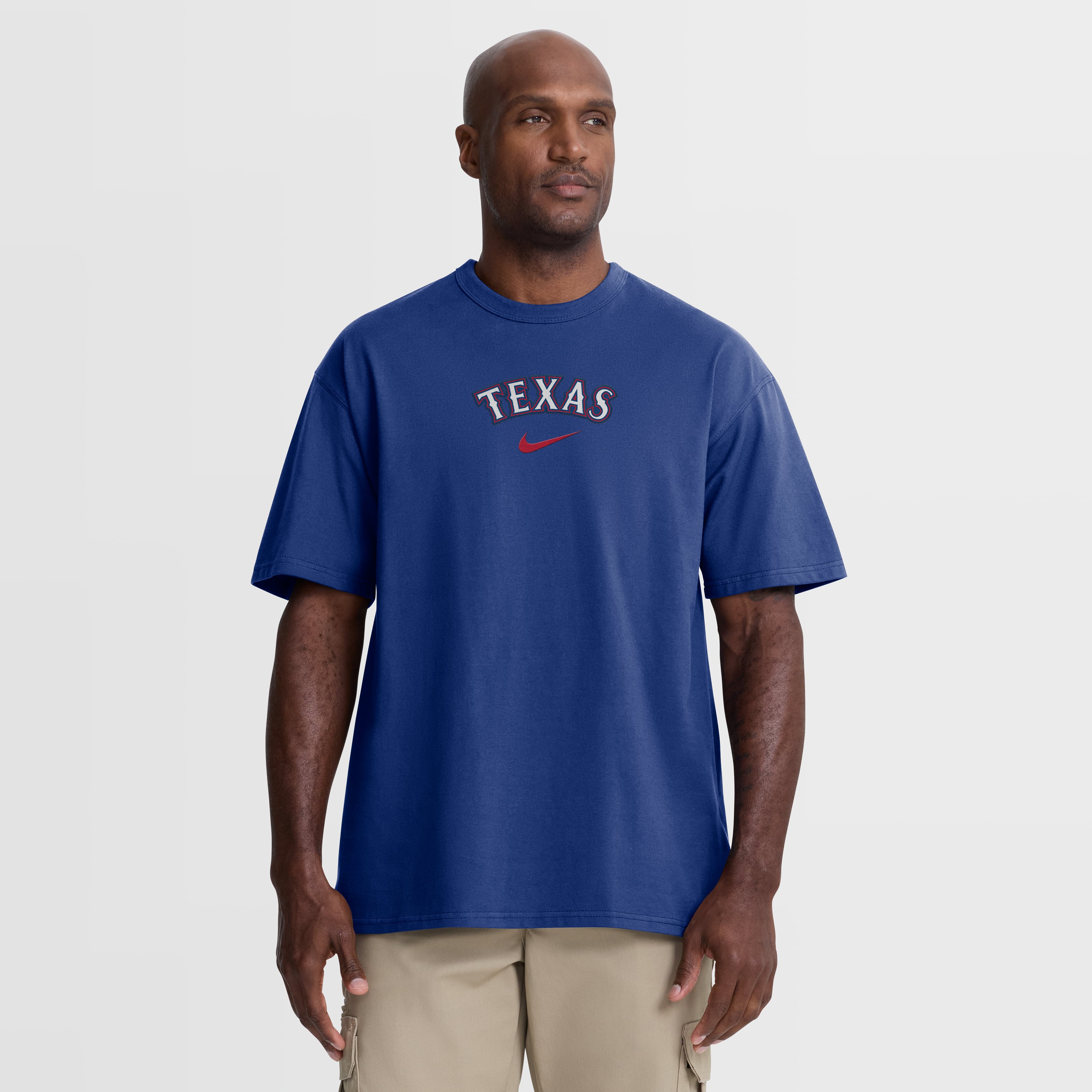 Men's Nike  Royal Texas Rangers Max90 T-Shirt